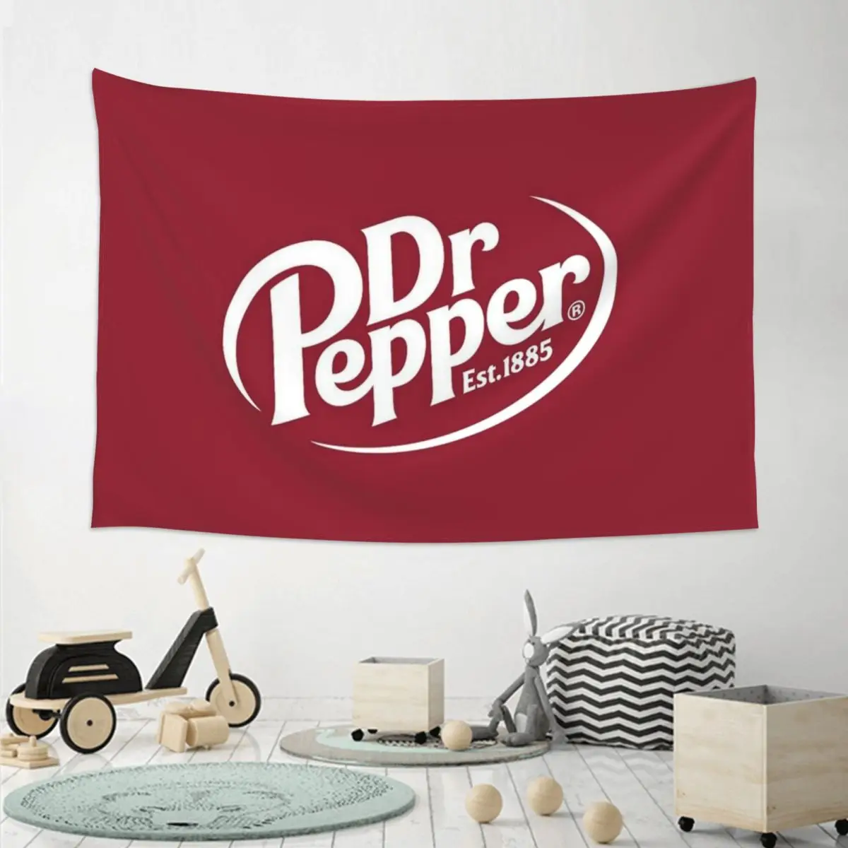 Dr Pepper Tapestry Hippie Wall Hanging Aesthetic Home Decoration Tapestries for Living Room Bedroom Dorm Room