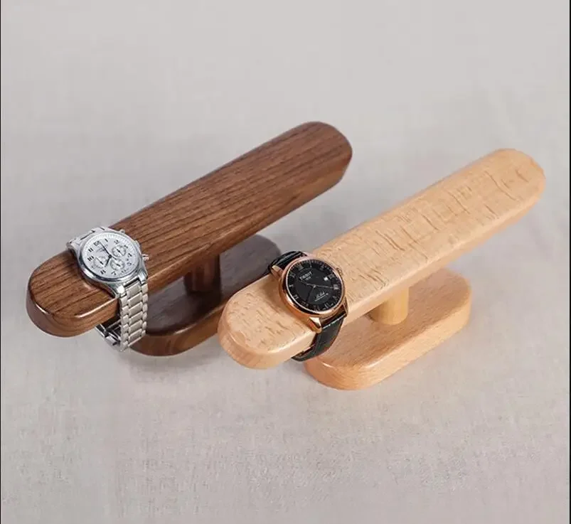 

Стеллаж для хранения из цельного дерева, полка для часов, подставка для ювелирных изделий, держатель, декоративные стеллажи