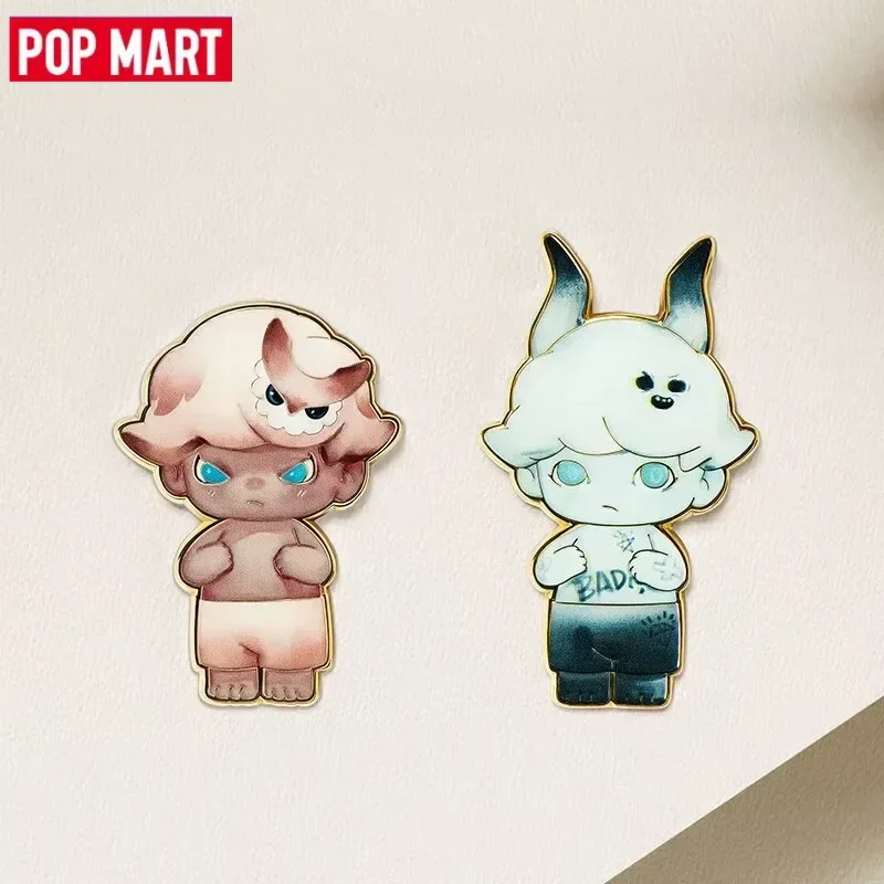 

POP MART DIMOO Retro Badge Series Action Figure Blind Box Mystery Surprise Cute Model Toy Birthday Gift for Children & Collector