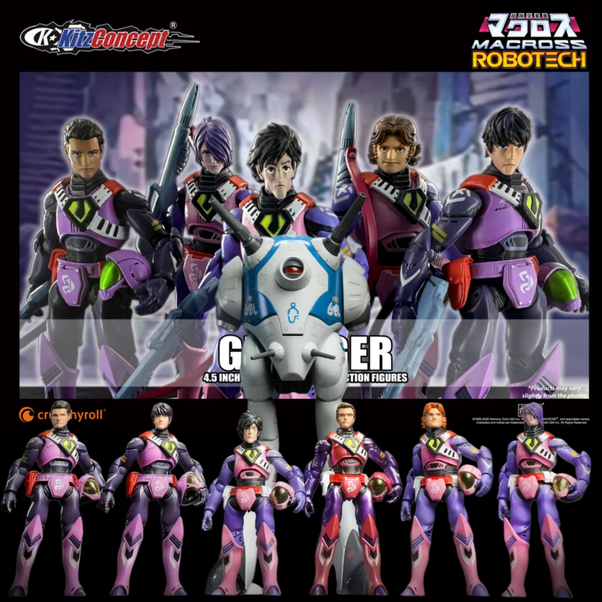 (มีสินค้าในสต็อก) ฟิกเกอร์ทหารเซ็นทราน KitzConcept ขนาด 1/72 จากอนิเมะมาโครส โรโบเทค ของสะสม พร้อมจัดส่ง