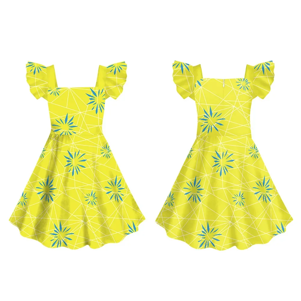 Anime Movie Inside Disgust Costume Cosplay Joy Travestimento Set completo Abito uniforme per bambini Vestito Abiti da festa di Halloween Gioco di ruolo