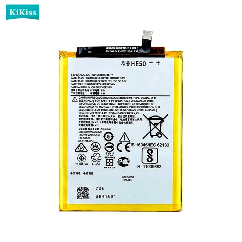 HE50 Mobile Phone Battery For Motorola Moto E4 Plus E5 PLUS XT1770 XT1771 XT1775 XT1774 XT1776 5000mAh High Quality