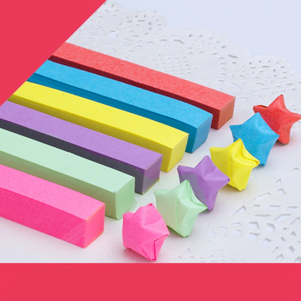 

Star Paper Colorful Star Paper Star Folding Paper Star Making Paper DIY Star Paper