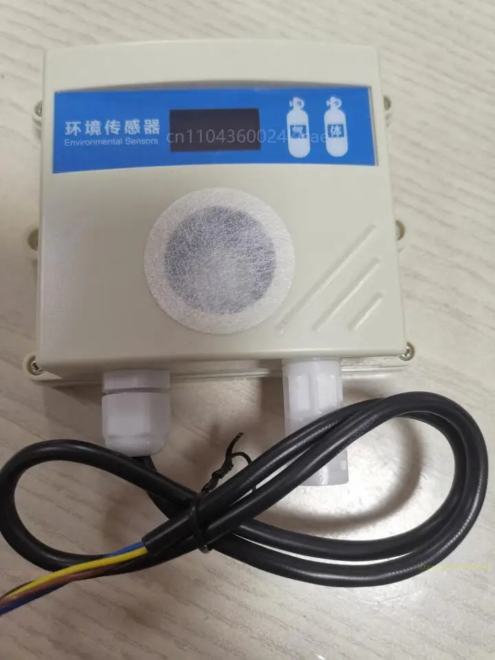 Sensor de oxígeno Concentración de O2 y detección de contenido de oxígeno Instrumento de alarma Transmisor industrial analógico RS485 de 4-20 mA