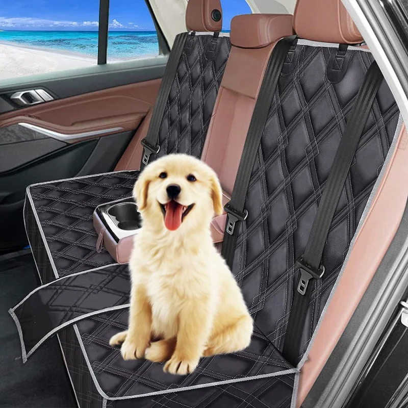 

Dog Car Seat Covers Pet Travel Waterproof Scratchproof Carrier Hammock Foldable Rear Seats Protector Heavy Duty Safety Pets Mat