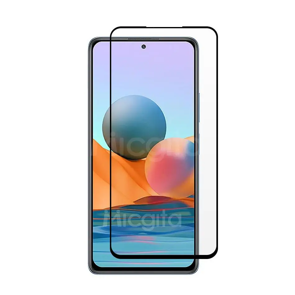 Tempered Glass For Xiaomi Redmi Note 10 Pro Max Note 10T Redmi 10 10A 10C 10X Screen Protector Len Film For Redmi Note 10S Glass