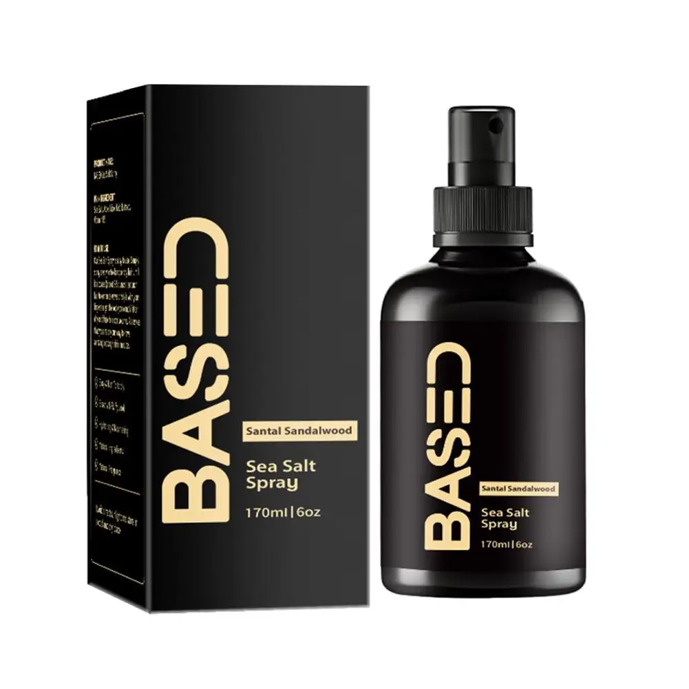 BASED Meersalzspray/Styling-Stick/Sandelholz-Conditioner/Lockenspray/Haarserum/Augen-Serum für Natürliches Volumen und Textur