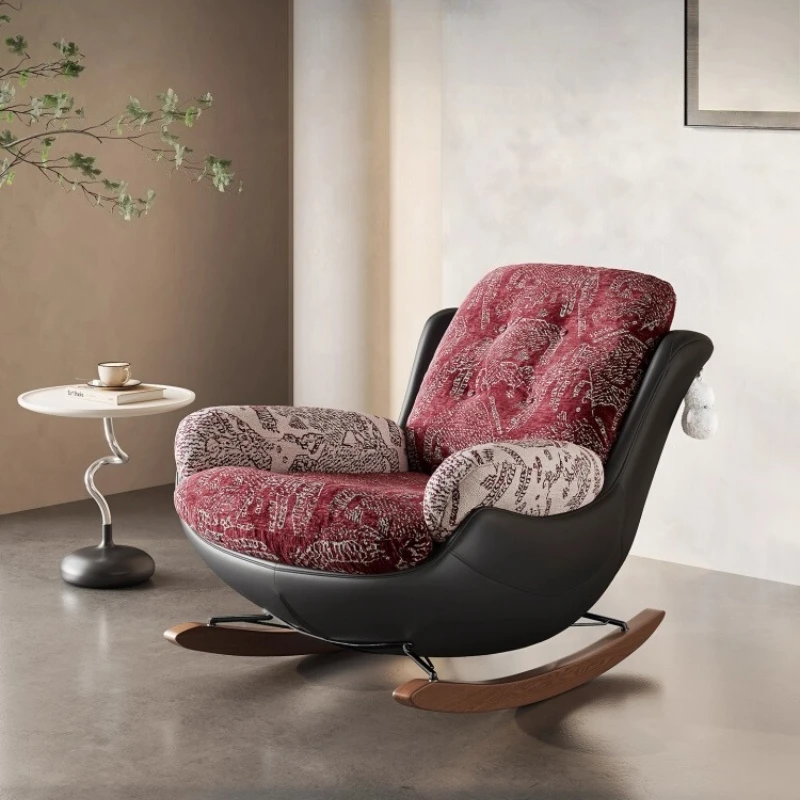 

Modern minimalist living room chair Elegant comfortable luxury design rocking chair salon creativity fotel do salonu furniture