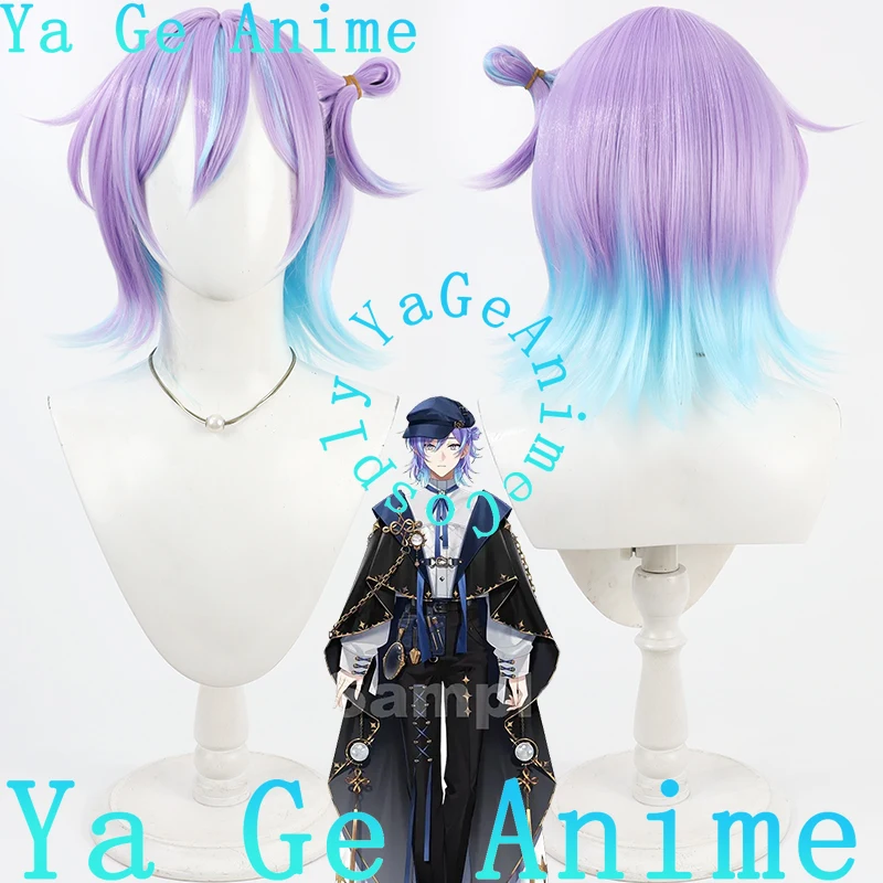 

Ya Ge аниме на складе быстрая доставка NIJISANJI виртуальная печень Hoshimichi Suisei косплей парик аниме комикс шоу реальности синтетический парик