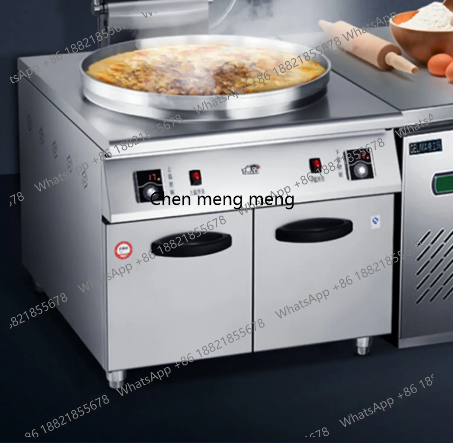 

Commercial electric baking pan cabinet type large diameter sconch machine double-sided heating luxury cake maker