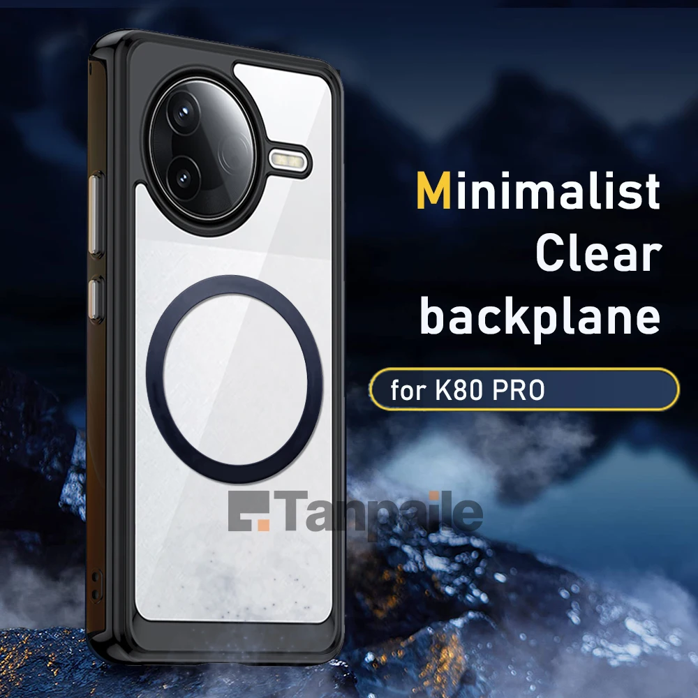 حافظة لهاتف Redmi K80 Pro/POCO F7 Ultra لهاتف POCO F7 Pro حافظة لهاتف Redmi Turbo 4/POCO X7 Pro ممتص للصدمات Magsafe Funda