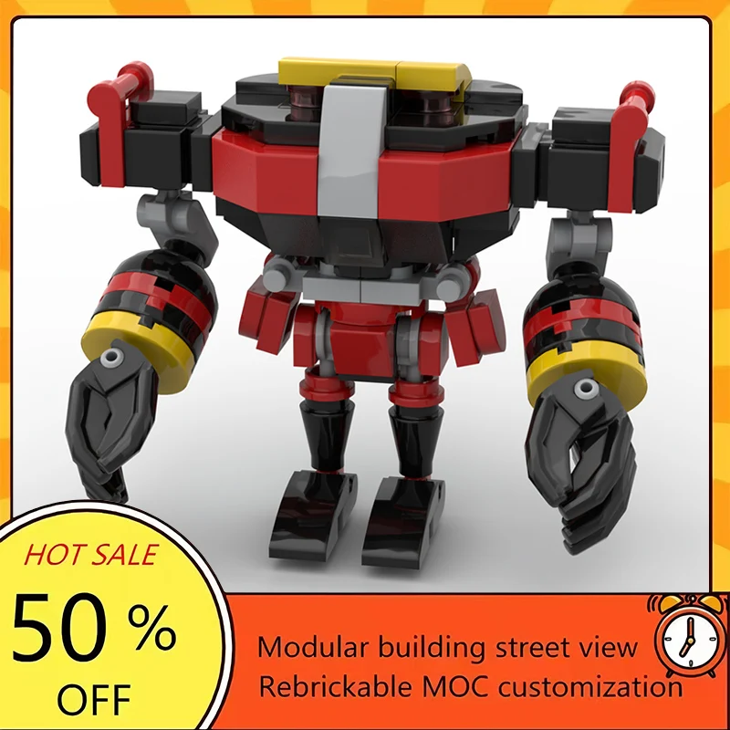 

Набор из 126 деталей: Популярная модель космического боевого робота из фильма «Звездные войны», конструктор MOC, модульные технологичные блоки, подарок на праздник, игрушка для сборки, детский набор