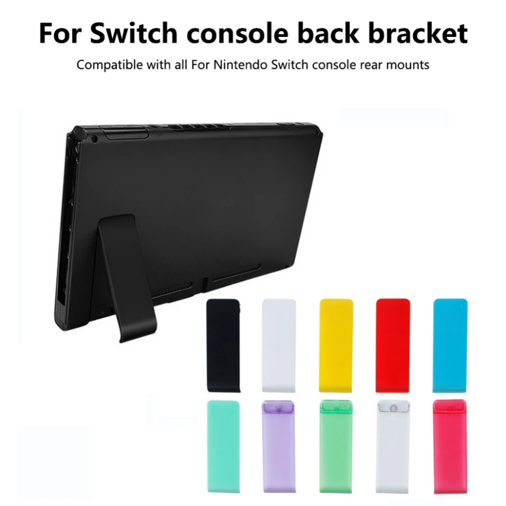 Soporte trasero de repuesto para consola Nintendo Switch, soporte de soporte, cubierta trasera, accesorios de piezas de reparación NS