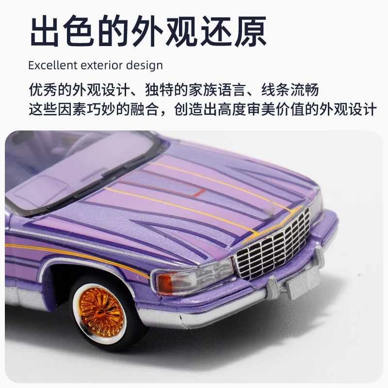 MK Miniatures X GOC 1:64 Fleetwood Lowrider CTE Diecast Model Car