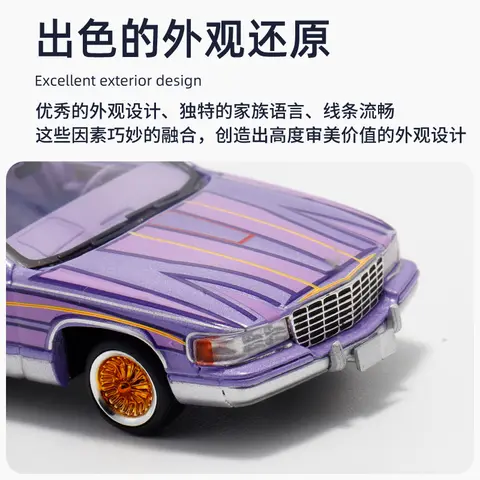 MK Miniatures X GOC 1:64 Fleetwood Lowrider CTE Diecast Modellbil 6 best sales lowrider modellbil - №2