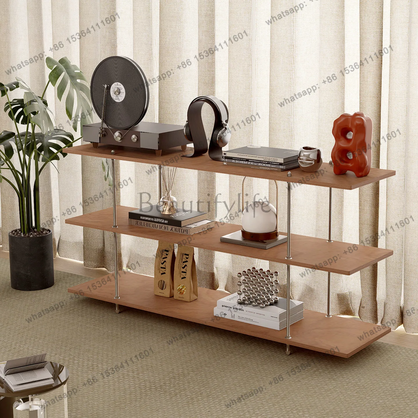 LD25 retro floor rack marine board multi-layer adjustable display rack
