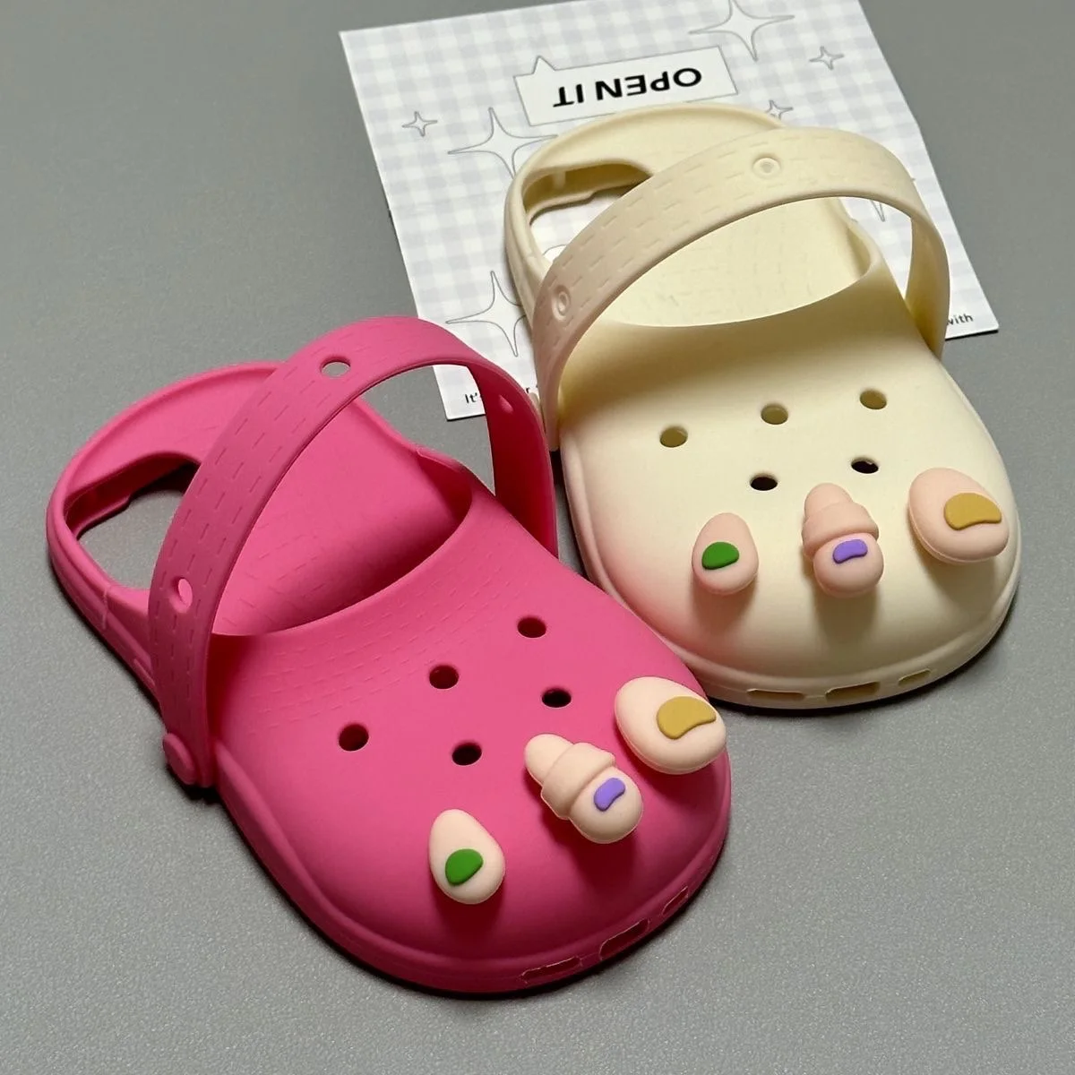 

3D-тапочки с имитацией отверстий, чехол для телефона 17 Air для iPhone 17, 16, 15, 14, 13, 12 Pro Max 16pro, забавный пародия, креативный защитный чехол