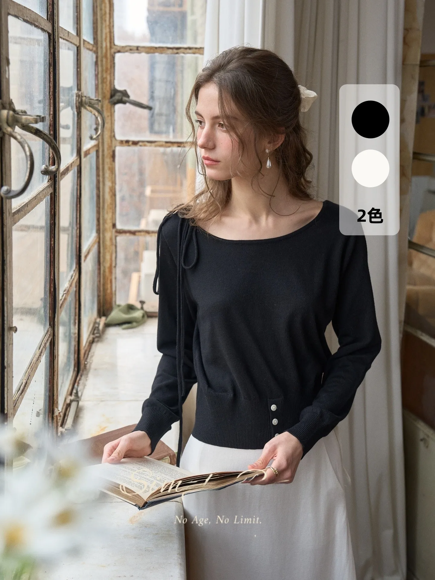 

SimpleRetro Women's Soft Sle Knitted Wool Sweater Retro Long Sve Overhead Coat Casual Comfortable French Sle Online Ex...