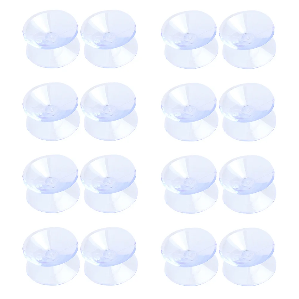 20 pezzi ventose a doppia faccia tavolo in vetro cuscinetti antiscivolo pinze in gomma protezioni per piccoli mobili durevoli in PVC trasparente