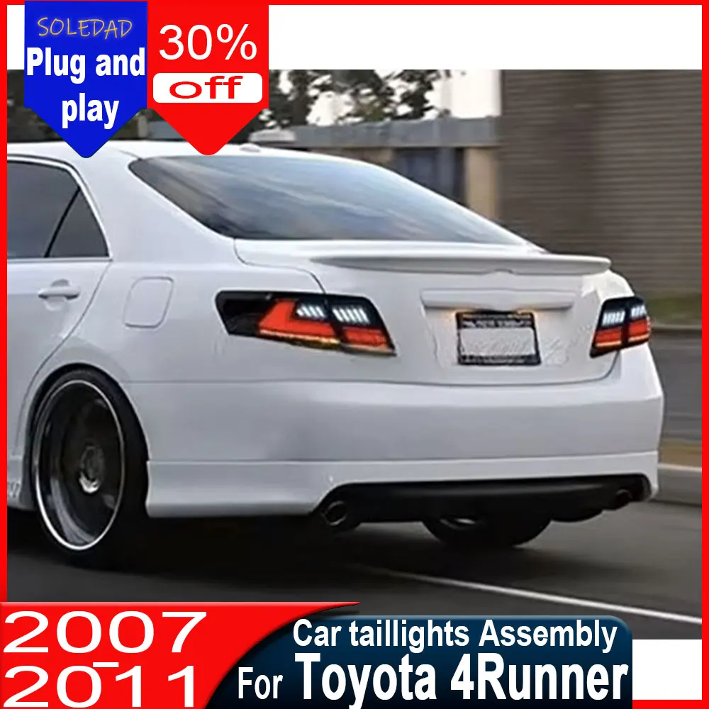 Car Tail Lights for Toyota Camry USA Version 2007 2008 2009 2010 2011 LED Back Lamps Assembly DRL Accessories LED Tail Lamp