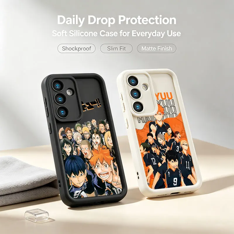 Haikyuu Oya Volleyball Phone Case For Samsung Galaxy A17 A16 A15 A14 A07 A06 A57 A56 A55 A54 A53 A52 A36 A35 A34 A33 A26 A25