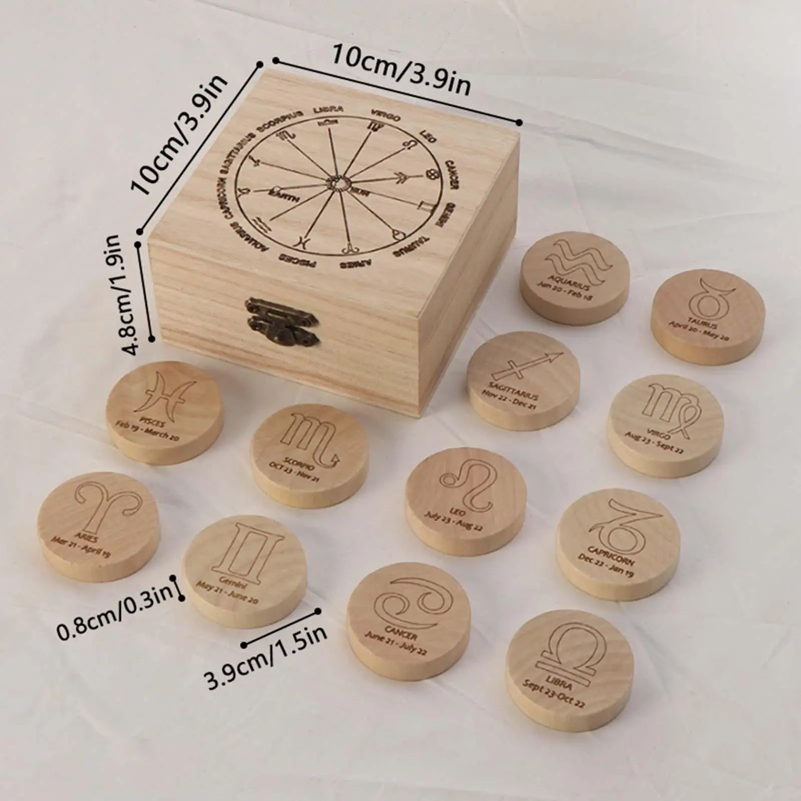 Wooden Runes Set Elder Rune Set Rune Elements Witch Stuff Alphabet Meditation Divinatory Tools Witches Runes for Yoga Office - view 6