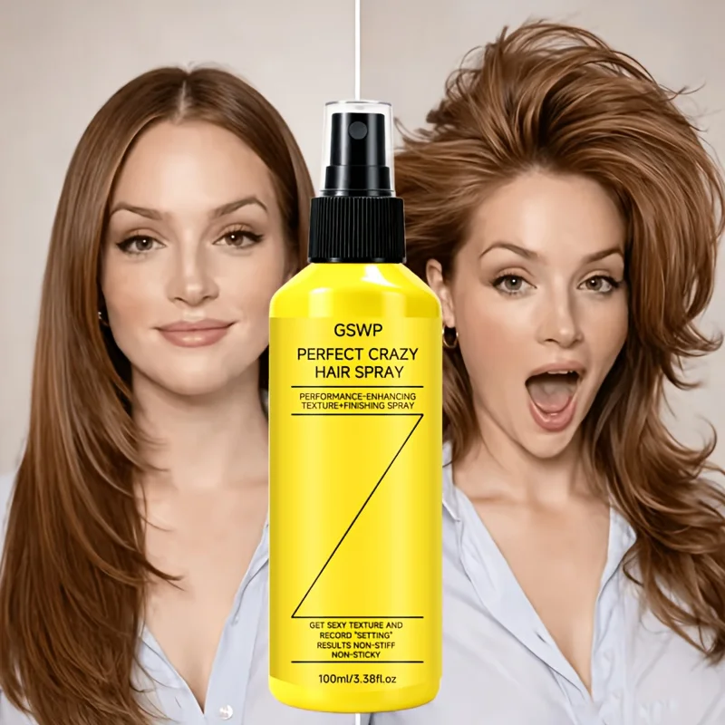 GSWP Volumen- und Fixierspray; schnelle Fixierung, langanhaltendes Volumen, leicht und nicht klebrig, mattes Finish. 100/200 ml. – Detail 1