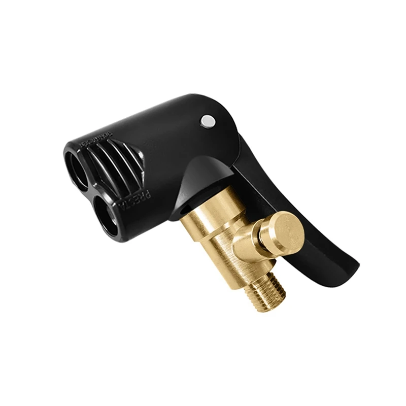 

Brass Portable Inflatable Pump Car Tire Air Chuck Inflator Pump Valve Connector Clip-On Adapter Car Tyre Wheel Valve