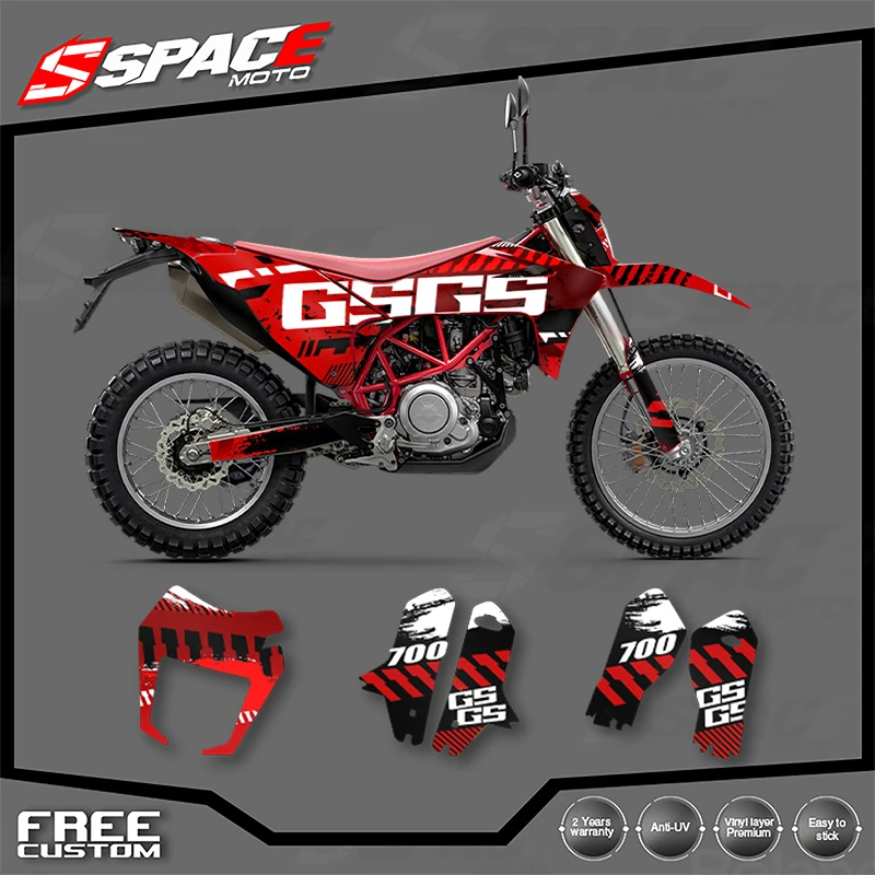 

SPACE Custom Motorcycle Graphics ForGASGAS 2022 2023 2024 SM 700 ES 700 Decal Stickers Kits 004