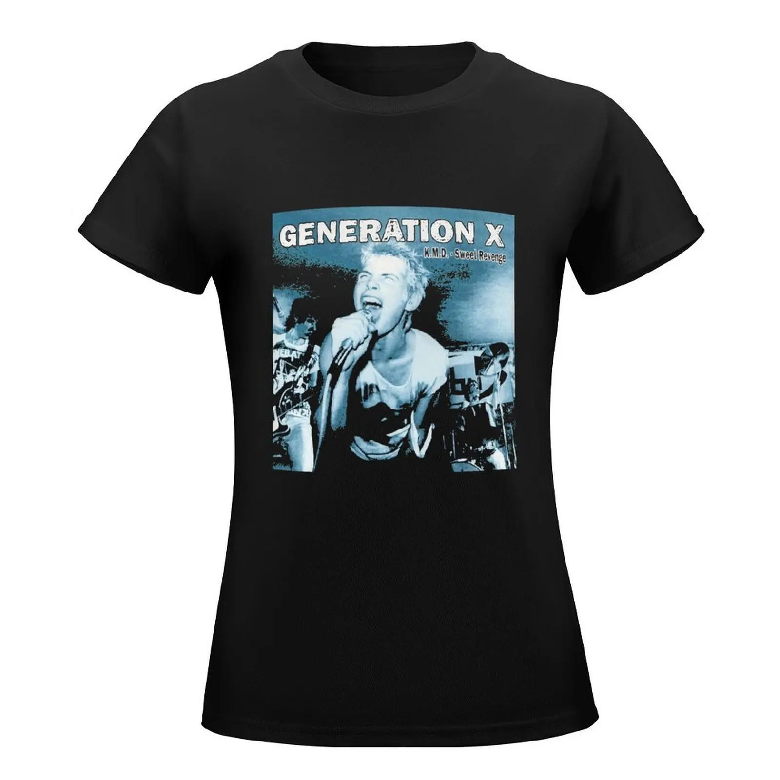 generation x band T-Shirt summer top summer tops t shirts for Women loose fit