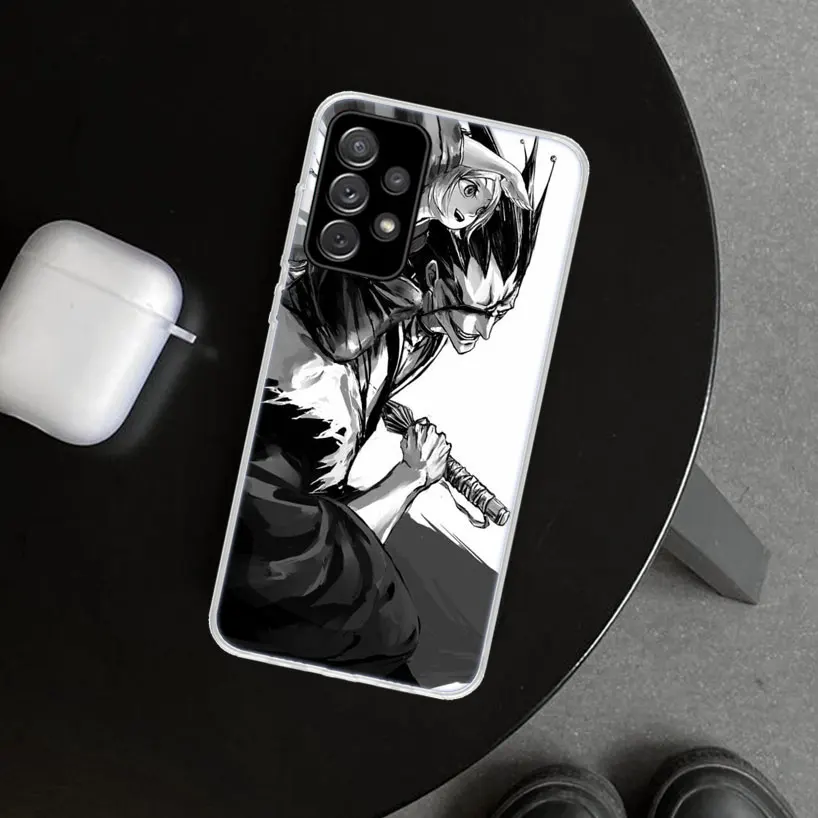 Bleach Zaraki Kenpachi Phone Case for Samsung Galaxy A15 A25 A35 A55 A14 A24 A34 A54 A04S A13 A23 A33 A53 A03S A52 A12 A22 A32 A