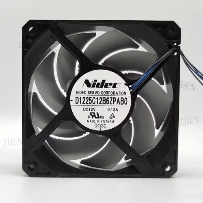 

Y D1225C12B6ZPAB0 DC12V 0.13A 12CM 12025 4-Pin Cooling Fan