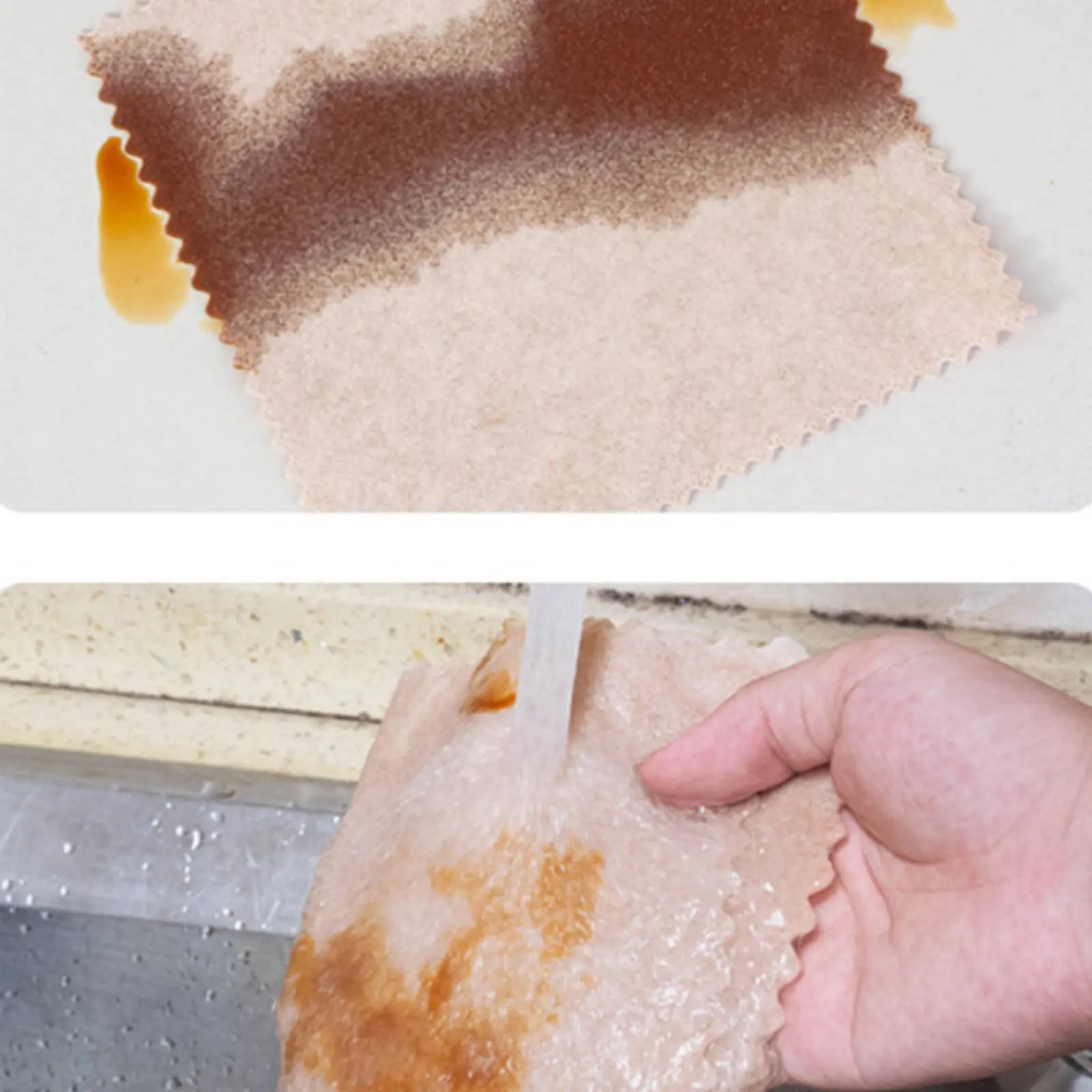 Picture 7: Plant Fiber Dish Cloth Degreasing Kitchen Cleaning Rag Roll Reusable Cleaning Cloths Roll Highly Absorbent Household Supplies