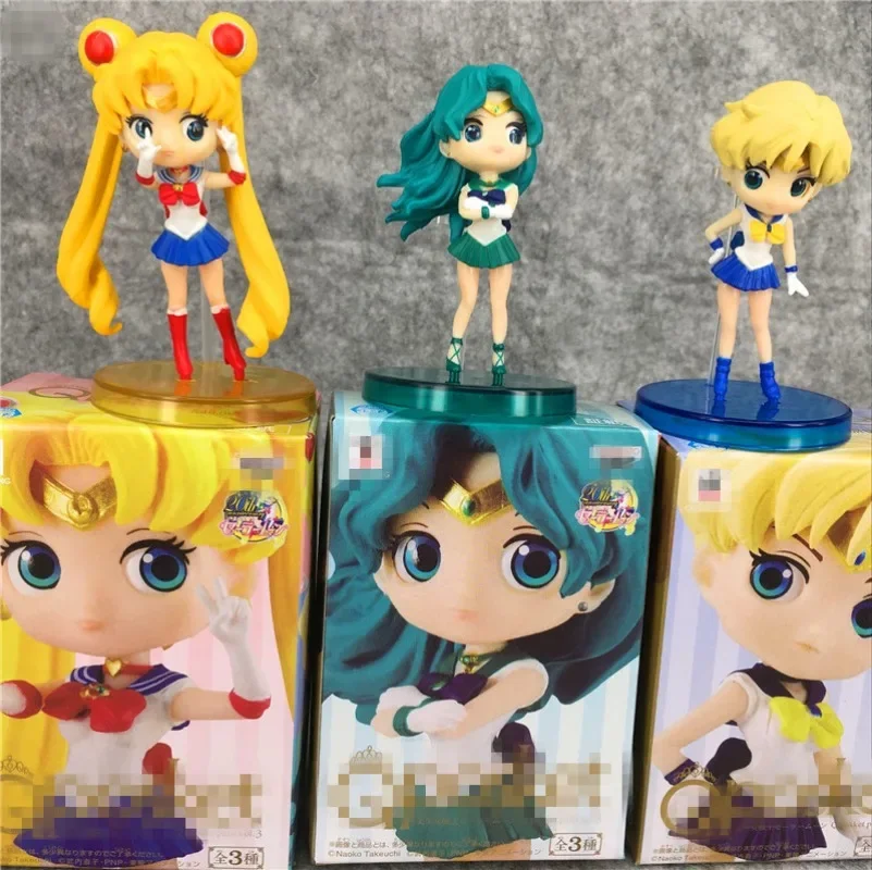 

Original Sailor Moon Mystery Box Candy Toys Kawaii Blind Boxes Cute Anime Figure Model Figurine Dolls Gift