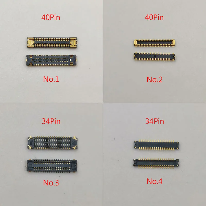 

10pcs 34 40 Pin LCD Display Screen FPC Connector For Samsung Galaxy M30S M30 M307 M305 M21 M31 M21S M215 A30 M315 A305 A50S A507