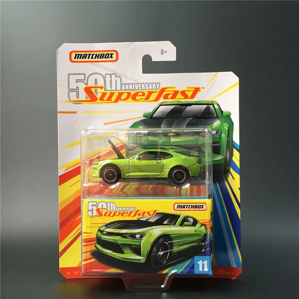 Matchbox 50th Anniversary GBJ48 Puka Engineering Desktop Model Toy Car Collectible Scale Holiday Decoration Gift for Boys