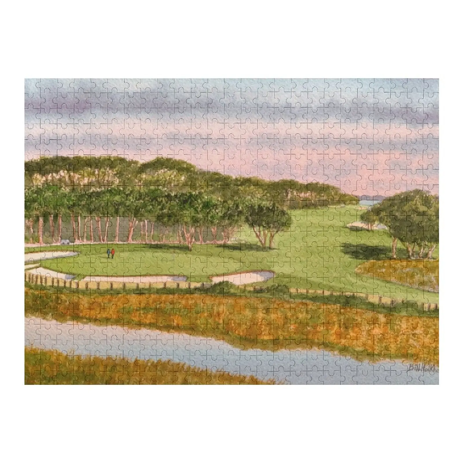 

Tidewater Golf Course Myrtle Beach SC Пазл Персонализированный пазл Персонализированное деревянное имя Персонализированная игрушка-головоломка