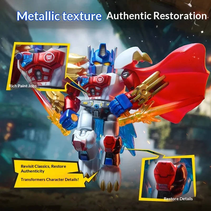 Hot BLOKEES Transformers Defender Version 7 Beast Wars Optimus Prime Assembly Model Kit Action Figure Blocks Model Collect Gift view 3