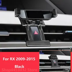 Car Mobile Phone Holder For Lexus RX 330 350 300 400h 2022 - 2009 Mounts Bracket Stand Rotatable Support Accessories 3 Colors