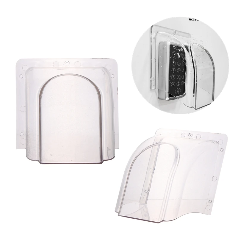 Waterproof Cover For Wireless Doorbell Home Transparent Door Bell Ring Chime Button Protective Cover