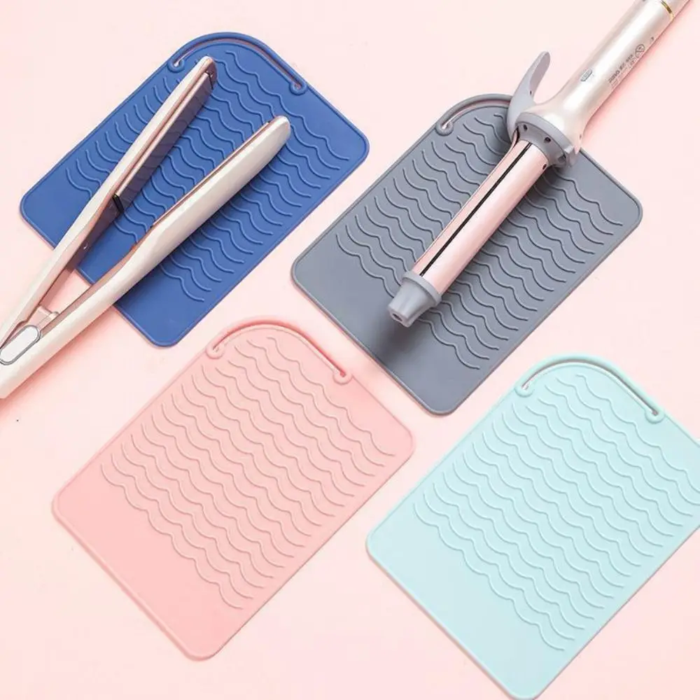 Portable Heat Resistant Mat Travling Protects Countertops Anti Scald Pads Hair Styling Tools Accessories
