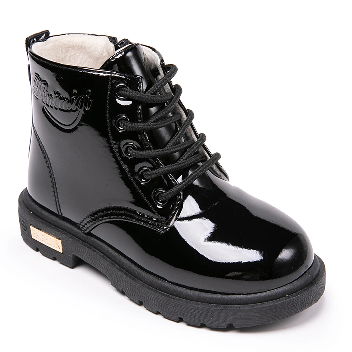 Botas de neve antiderrapantes impermeáveis para meninos e meninas, moda infantil quente