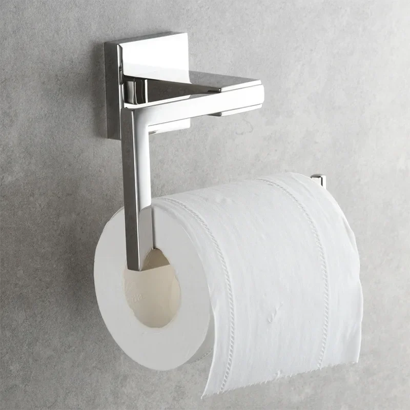 

Durable304 Stainless Steel Wall-mounted Roll Paper Holder, Toilet Paper Holder, Hotel Bathroom Roll Paper Holder, Bathroom Acces