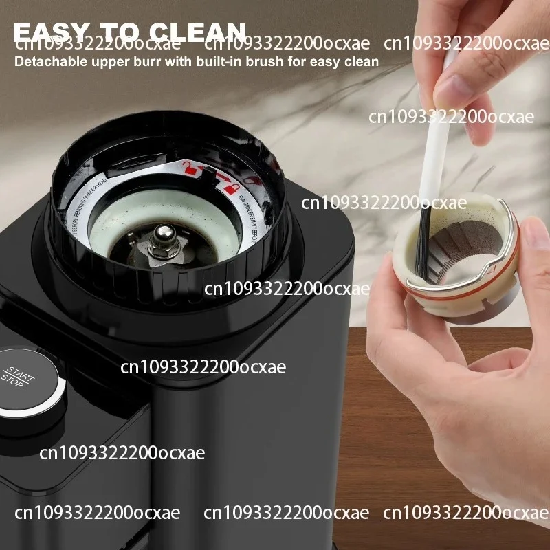 Automatic Bean Grinder, Electric Coffee Grinder, Press-type Espresso Bean Grinder