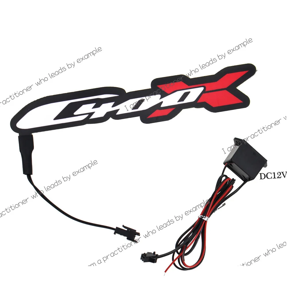 

Motorcycle fairing kit body side sticker badge cold light for BMW C400X