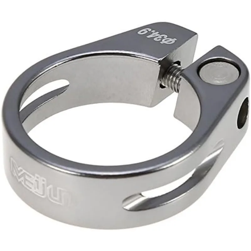 

VGEBY1 Bike Seatpost Clamp, 5 Colors 34.9 mm Bike Tube Clip Clamping Clip Aluminum Alloy Accessory Quick Release for 30.4/30.8/3
