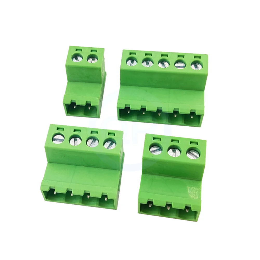 (10 Pcs) KF 2EDGRK 5.08mm 5.0mm Reverse Wire to Wire Plug-In Solderless PCB 15EDGRK 5.0/5.08 Butt Male Socket KF2EDGRK 2~24Pin