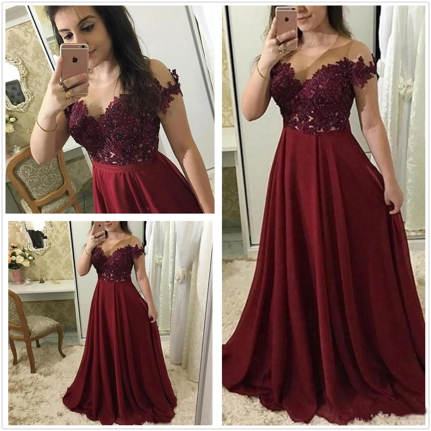 

Evening Dresses Sweetheart A-Line Draped Off The Shoulder Strapless Sleeveless Lace Up Neck Appliques Satin Ball Gown Customized