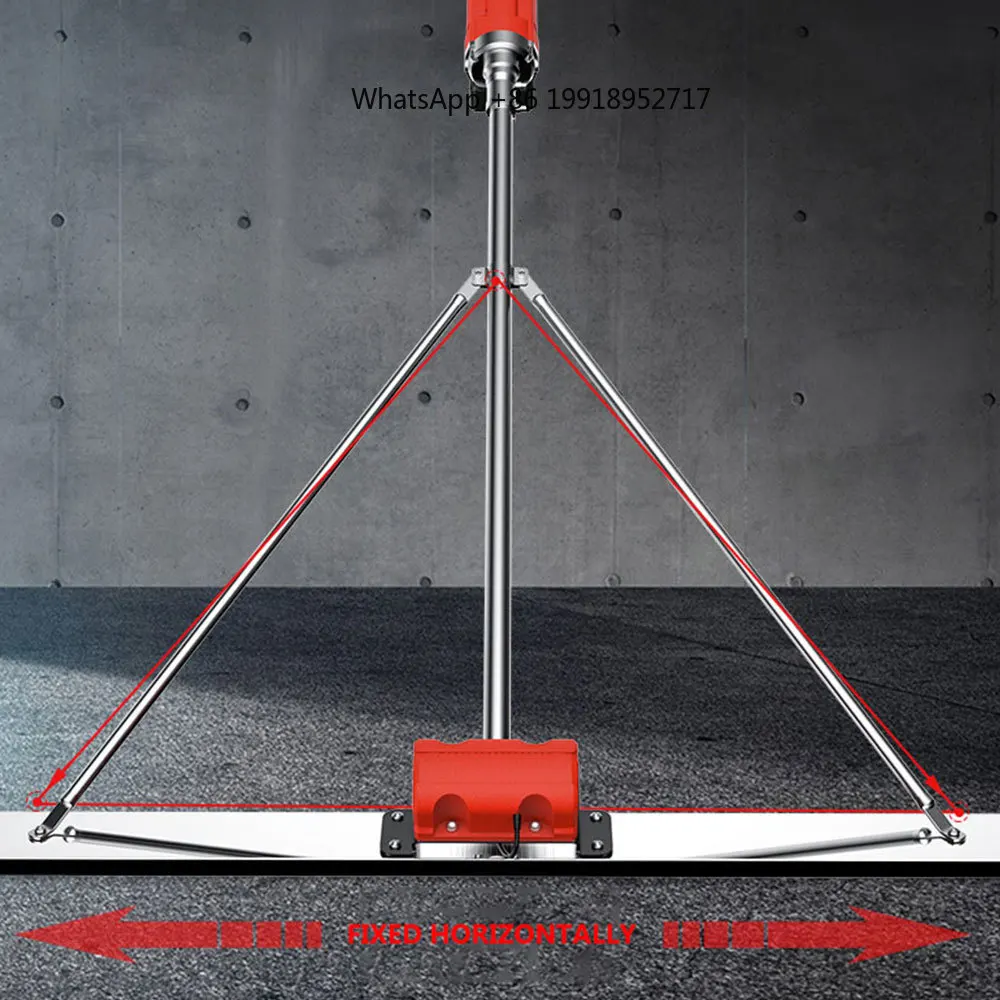 150cm 21V Concrete electric scraper widening thickening manual floor leveler large capacity lithium-ion vibrating ruler