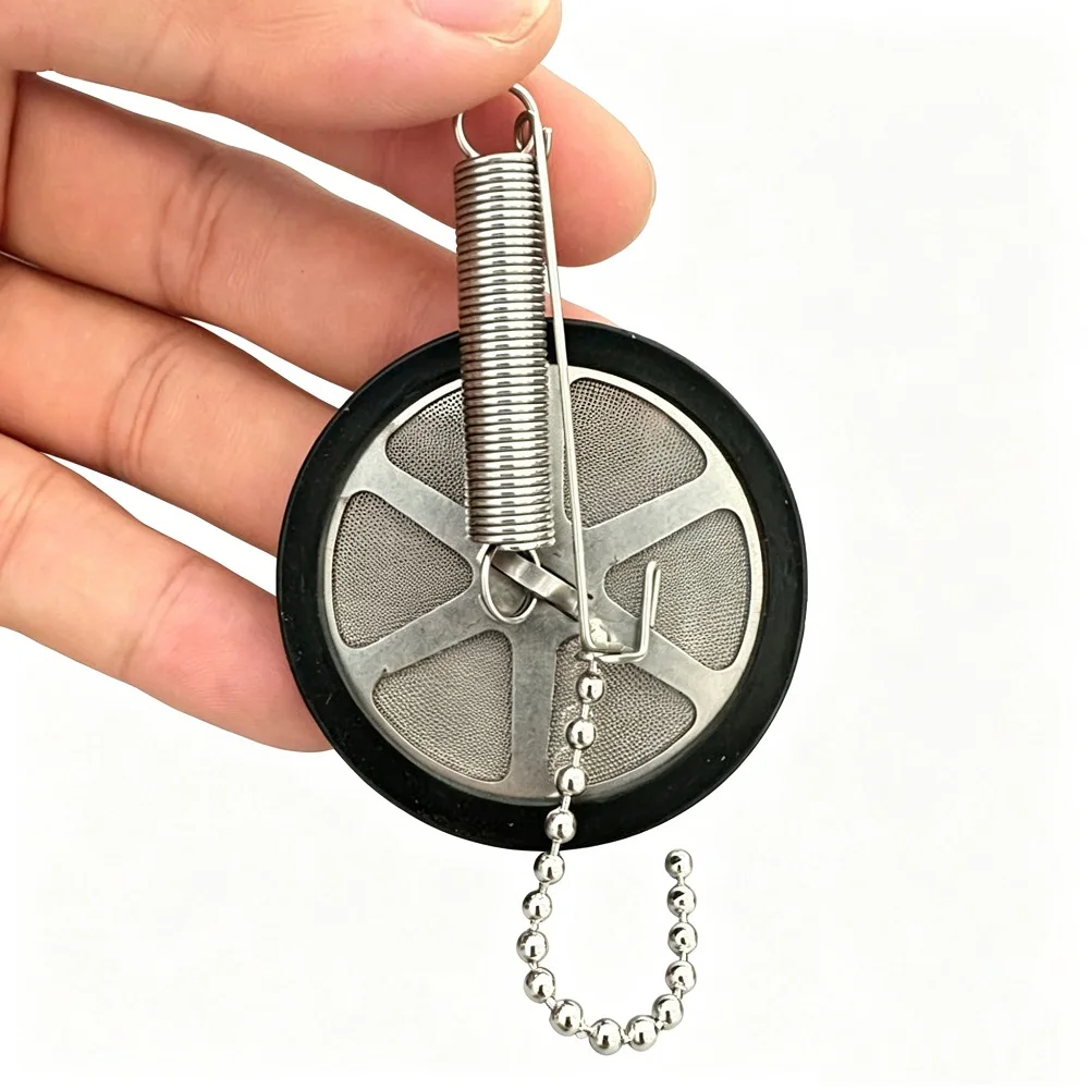Reusable Stainless Steel Siphon Pot Filter Replacement With Chain For 3-5 Cup Coffee-Maker Syphon Brewing Accessories
